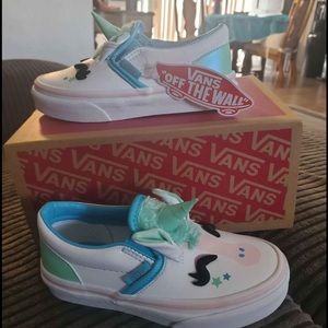 Girls Unicorn Vans NWTs Size 11